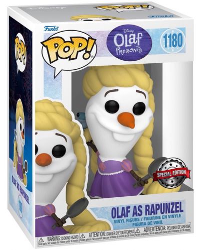 Figurină Funko POP! Disney: Frozen - Olaf as Rapunzel (Special Edition) #1180 - 2