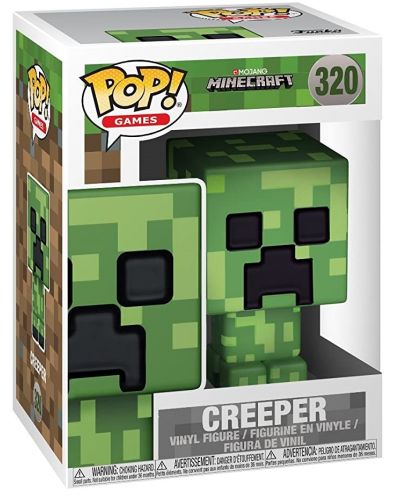 Figurina Funko Pop! Games: Minecraft - Creeper, #320 - 2