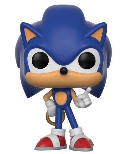 Figurina Funko Pop! Games: Sonic The Hedgehog - Sonic With Ring, #283 - 1