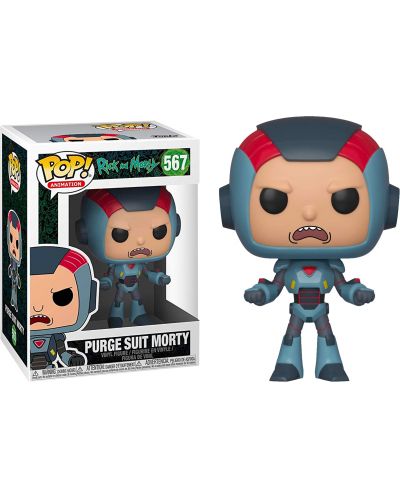 Figurina Funko Pop! Animation: Rick and Morty - Purge Suit Morty, #567 - 2