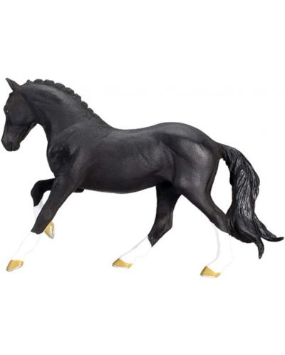 Figurină Mojo Farmland - cal negru hanovrian - 2