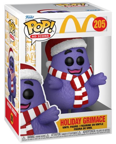 Figurina Funko POP! Ad Icons: McDonald's - Holiday Grimace #205 - 2