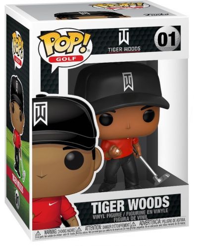 Figurina Funko POP! Golf - Tiger Woods (Red Shirt) #01 - 2