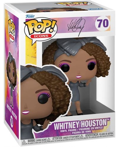 Figurina Funko POP! Icons: Whitney Houston - Whitney Houston (Special Edition) #70	 - 2