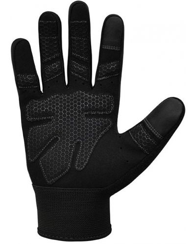 Mănuși de fitness RDX - W1 Full Finger+, gri/negru - 4