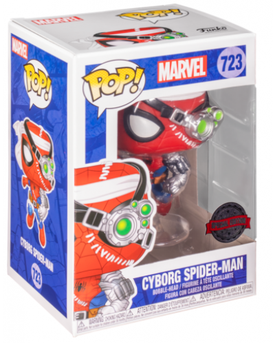 Figurina Funko POP! Marvel: Spider-man - Cyborg Spider-Man (Special Edition) #723 - 2