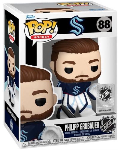 Figurină Funko POP! Sport: NHL - Philipp Grubauer (Seattle Kraken) #88 - 2