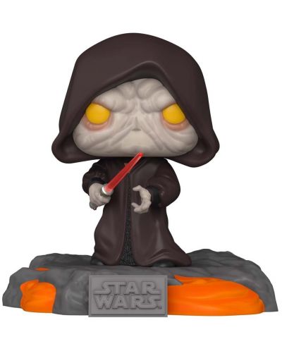 Figurina Funko POP! Deluxe: Movies - Star Wars - Darth Sidious (Glows in the Dark) (Special Edition) #519 - 1