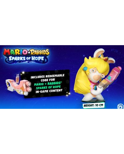 Figurină Ubisoft Games: Mario + Rabbids: Sparks of Hope - Rabbid Peach, 10 cm - 5