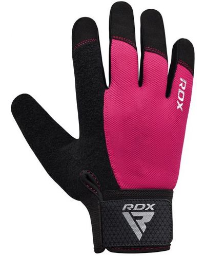 Mănuși de fitness RDX - W1 Full Finger+, roz/negru - 3