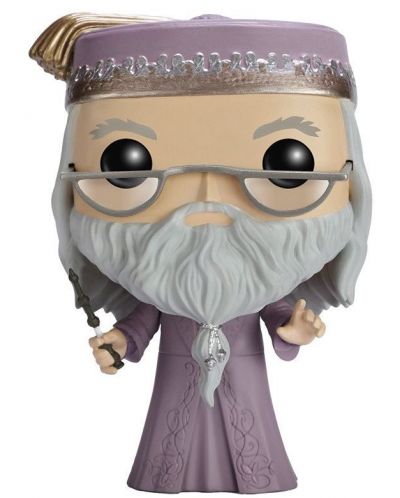 Figurina Funko Pop! Movies: Harry Potter - Dumbledore with Wand, #15	 - 1