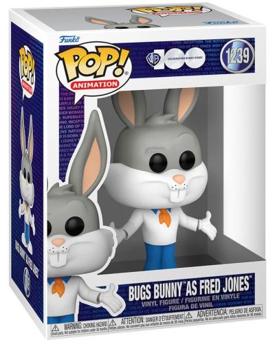 Figurina Funko POP! Animation: Warner Bros 100th Anniversary - Bugs Bunny as Fred Jones #1239 - 2