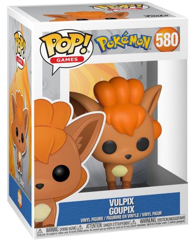 Figurina Funko POP! Games: Pokemon - Vulpix #580 - 2