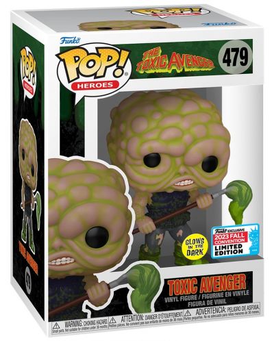 Figurină Funko POP! Movies: The Toxic Avenger - Toxic Avenger (Glows in the Dark) (Convention Limited Edition) #479 - 2
