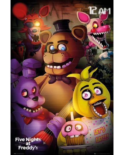 Poster maxi GB Eye Five Nights at Freddy's - Group - 1