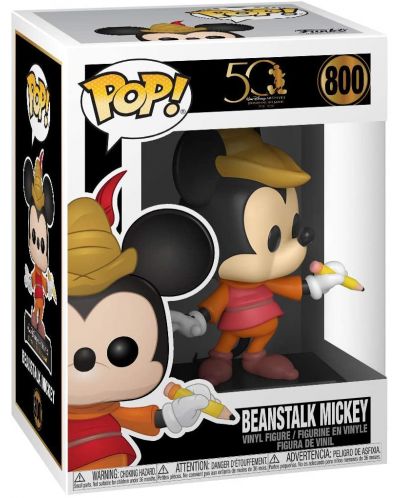 Figurina Funko POP! Disney: Archives - Beanstalk Mickey #800 - 2