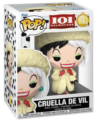 Figurină Funko POP! Disney: 101 Dalmatians - Cruella De Vil #1663