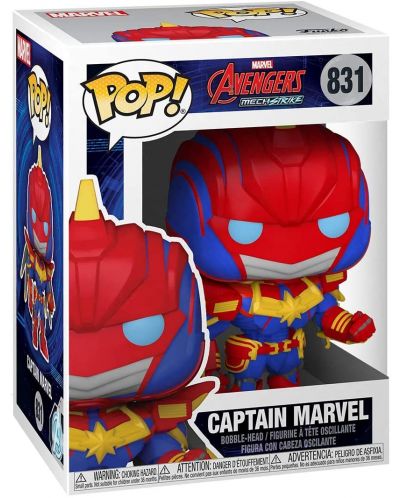 Figurina Funko POP! Marvel: Avengers Mech Strike - Captain Marvel #831	 - 2