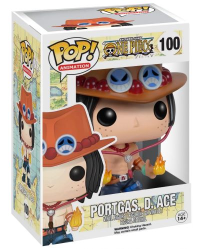 Figurina Funko Pop! Animation: Shonen Jump One Piece - Portgas. D. Ace, #100 - 2