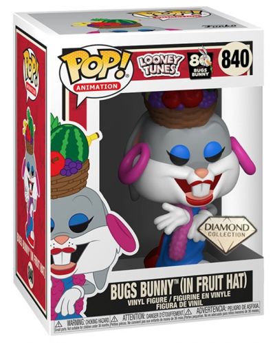 Figurina Funko POP! Animation: Looney Tunes - Bugs Bunny In Fruit Hat (Special Edition) #840 - 2