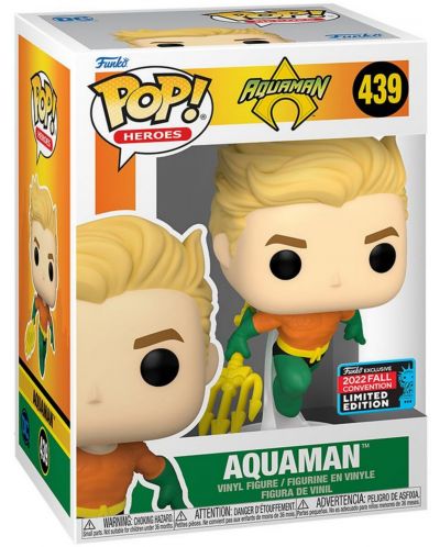 Figurină Funko POP! DC Comics: Aquaman - Aquaman (Convention Limited Edition) #439 - 2