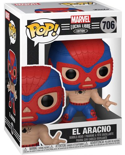 Figurina POP! Marvel: Lucha Libre Edition - El Aracno (Spider-man) #706 - 2