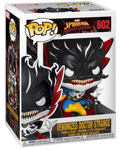 Figurina Funko Pop! Marvel: Maximum Venom - Venomized Doctor Strange (Bobble-Head), #602 - 2