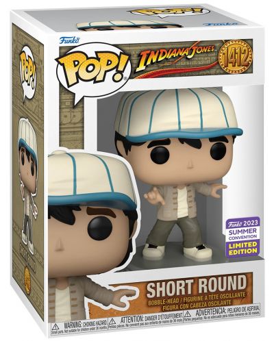 Figurină Funko POP! Movies: Indiana Jones - Short Round (The Temple of Doom) (Convention Limited Edition) #1412 - 2