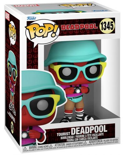 Figurină Funko POP! Marvel: Deadpool - Tourist Deadpool #1345 - 2
