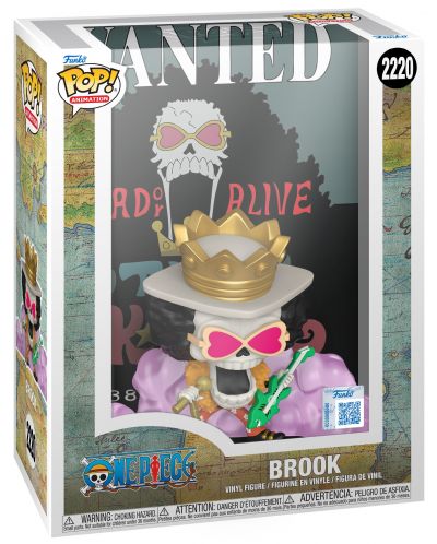 Figură Funko POP! Game Cover: One Piece - Brook (Wanted) (Special