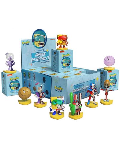 Figurină Mighty Jaxx Animation: SpongeBob SquarePants - Dissectibles Blind Box, sortiment - 1