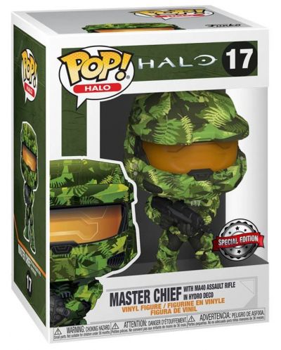 Figurina Funko POP! Games: Halo - Master Chief with MA40 (Special Edition) #17 - 2
