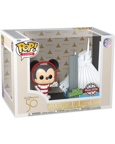 Figurina POP! Town: Walt Disney World - Space Mountain and Mickey Mouse (Special Edition) #28 - 2