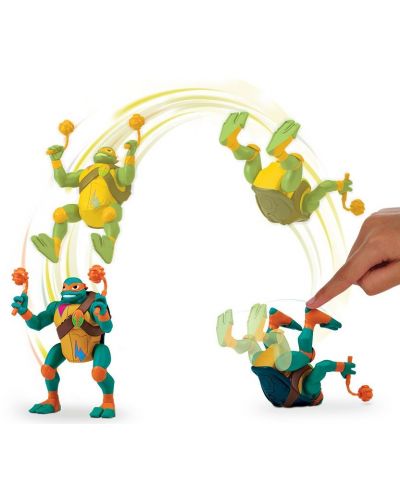 Figurina Playmates TMNT - Testoasa ninja, Michelangelo, deluxe - 2