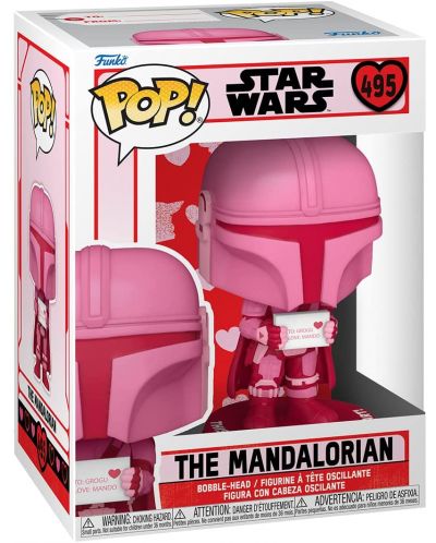 Figurina Funko POP! Valentines: Star Wars - The Mandalorian #495	 - 2