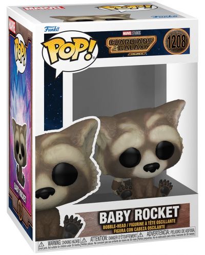 Figurină Funko POP! Marvel: Guardians of the Galaxy - Baby Rocket #1208 - 2