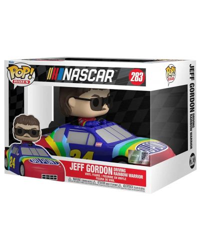 Figurina Funko POP! Rides: NASCAR - Jeff Gordon Driving Rainbow Warrior #283 - 2