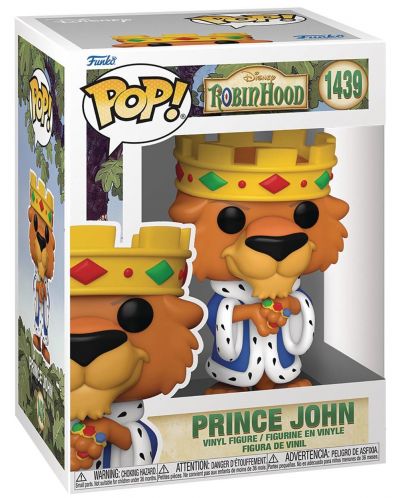 Figura Funko POP! Disney: Robin Hood - Prince John #1439 - 2