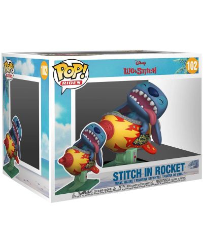 Figurina Funko POP! Rides: Stitch in Rocket #102, 15 cm - 2