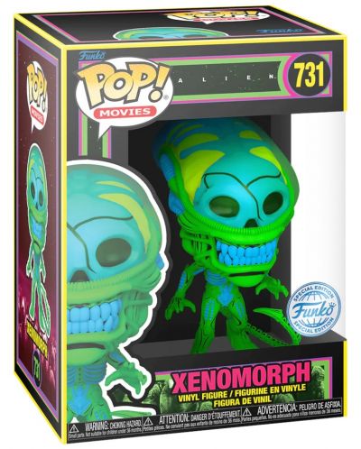 Figurină Funko POP! Movies: Alien - Xenomorph (Blacklight) (Special Edition) #731 - 2
