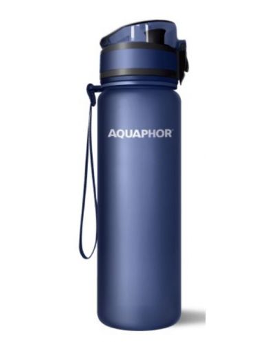 Sticlă filtrantă pentru apă Aquaphor - City, 160011, 0,5 l, turcoaz - 1