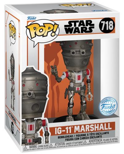 Figurină Funko POP! Television: The Mandalorian - IG-11 Marshall (Special Edition) #718 - 2