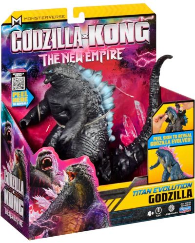 Figurină MonsterVerse Godzilla x Kong - Godzilla în evoluție, 18 cm - 2