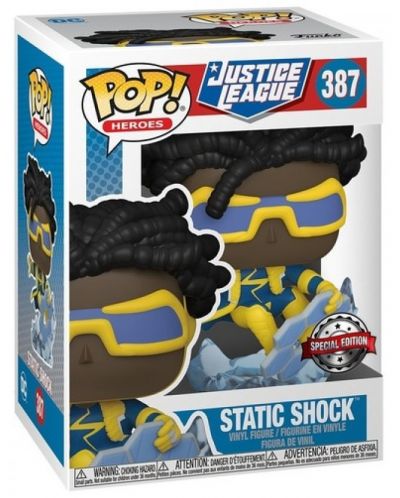 Figurina Funko POP! DC Comics: Justice League - Static Shock #387 - 2