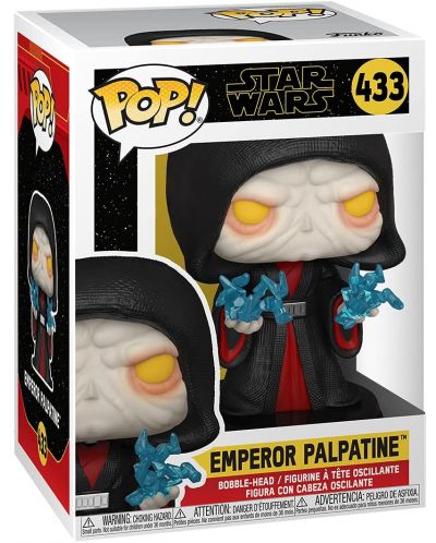 Figurina Funko POP! Movies: Star Wars - Emperor Palpatine #433 - 2