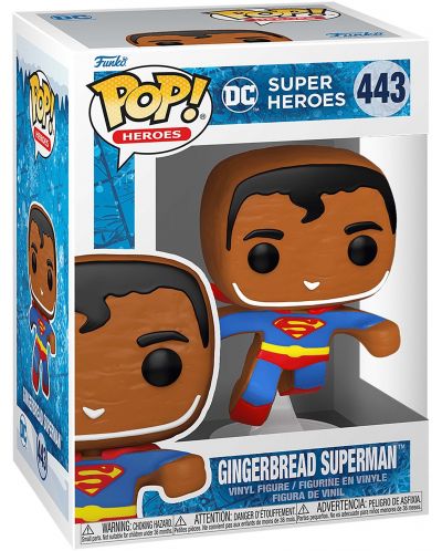 Figurină Funko POP! DC Comics: Holiday - Gingerbread Superman #443 - 2