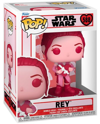 Figurina Funko POP! Valentines: Star Wars - Rey #588 - 2