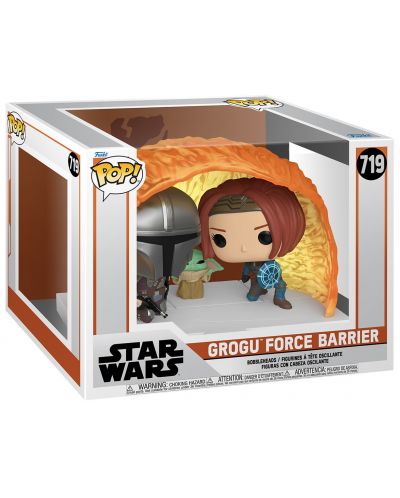 Figurină Funko POP! Moments: The Mandalorian - Grogu Force Barrier #719 - 2