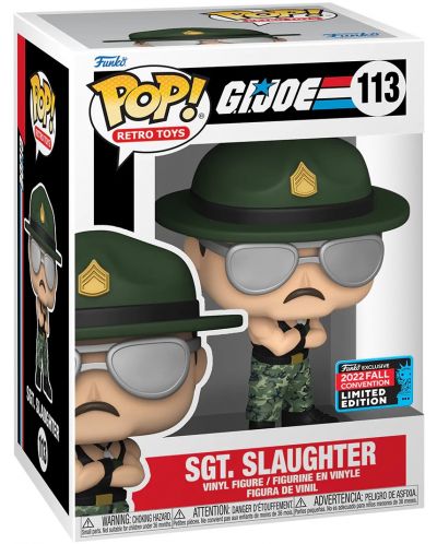 Figurină Funko POP! Retro Toys: G.I. Joe - Sgt. Slaughter (Convention Limited Edition) #113 - 2