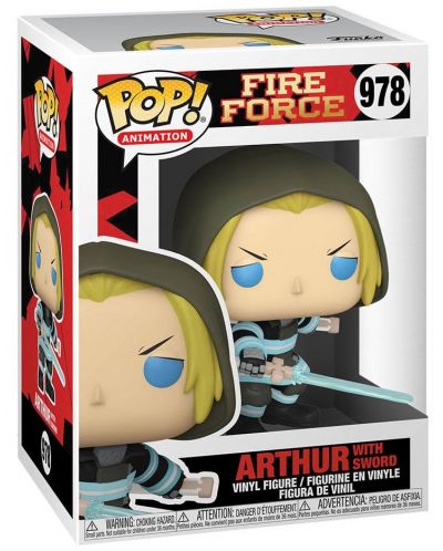 Figurina Funko POP! Animation: Fire Force - Arthur with Sword #978	 - 2